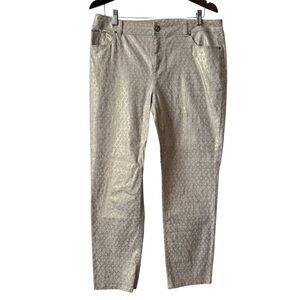 Chicos Size 10/12 Ankle Pant